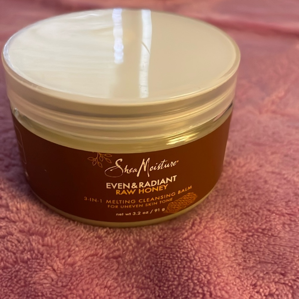 EVEN & RADIANT Shea Moisture 3 in 1 RAW HONEY Melting Cleansing Balm